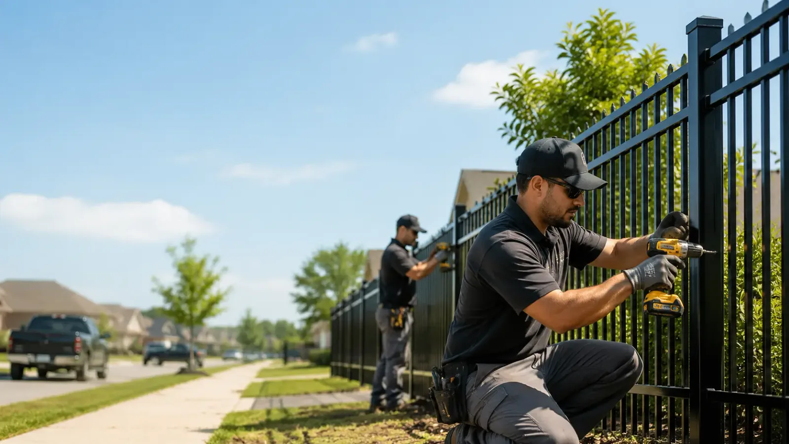 Metal Fence Installation in Marengo, IL